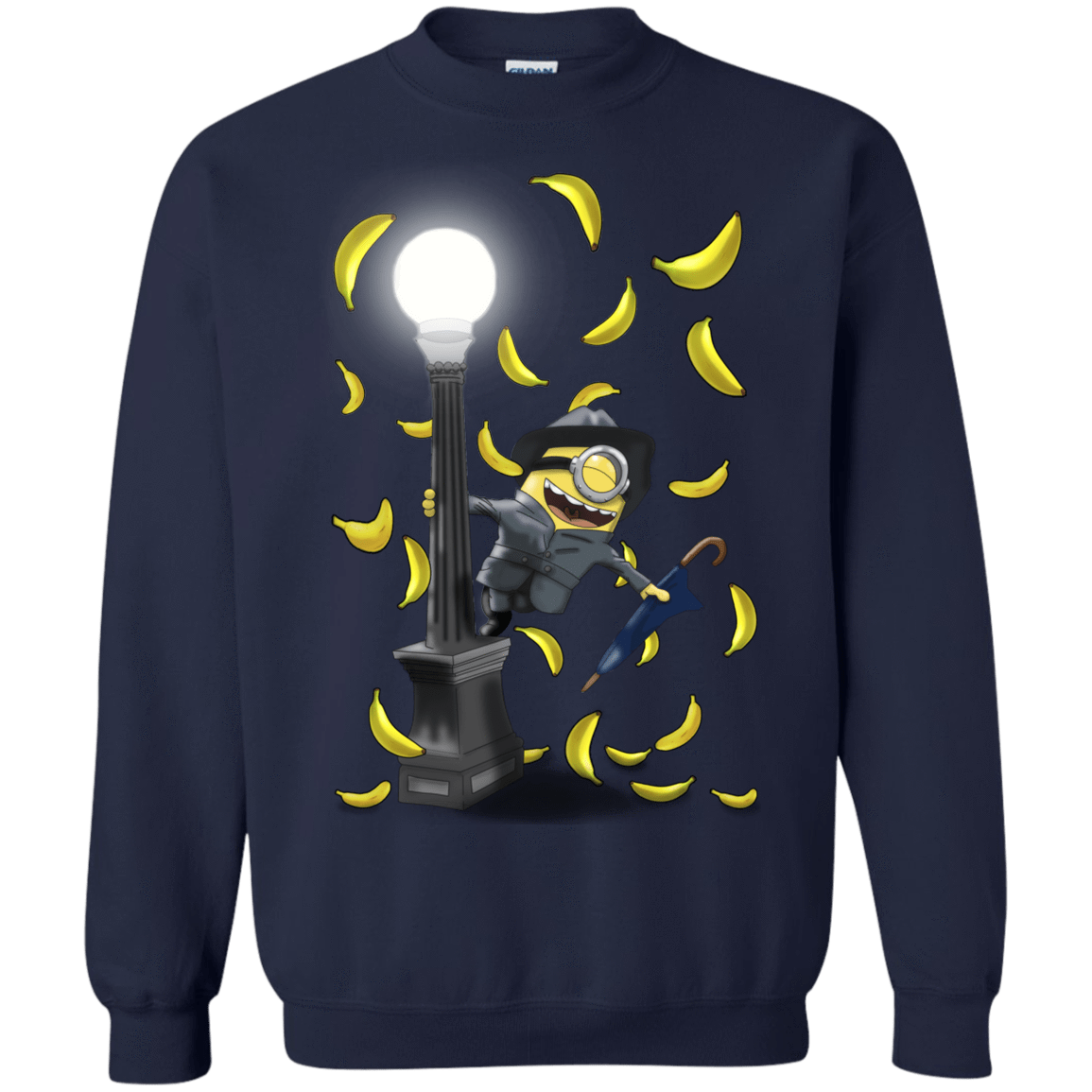 Sweatshirts Navy / S Banana Rain Crewneck Sweatshirt
