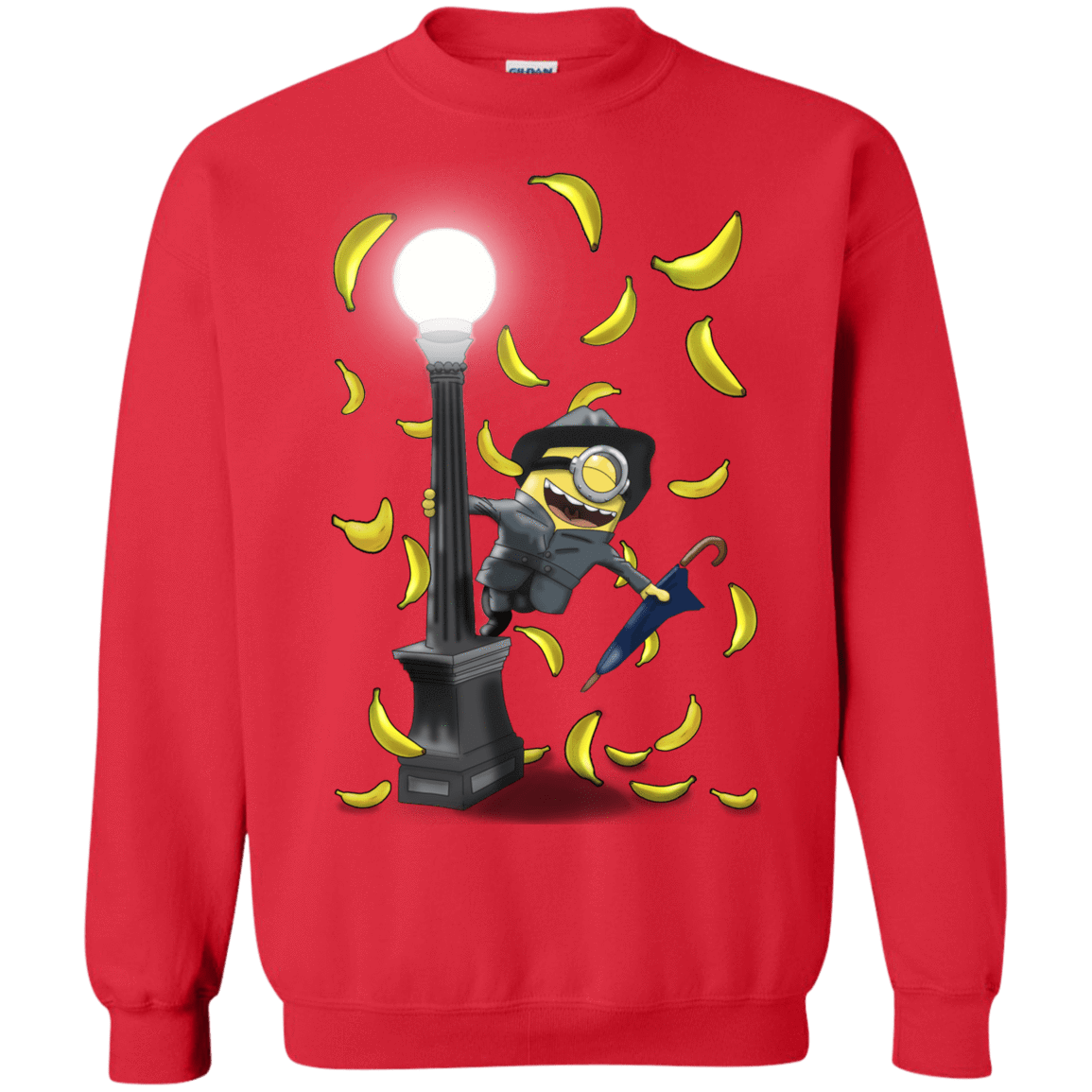 Sweatshirts Red / S Banana Rain Crewneck Sweatshirt