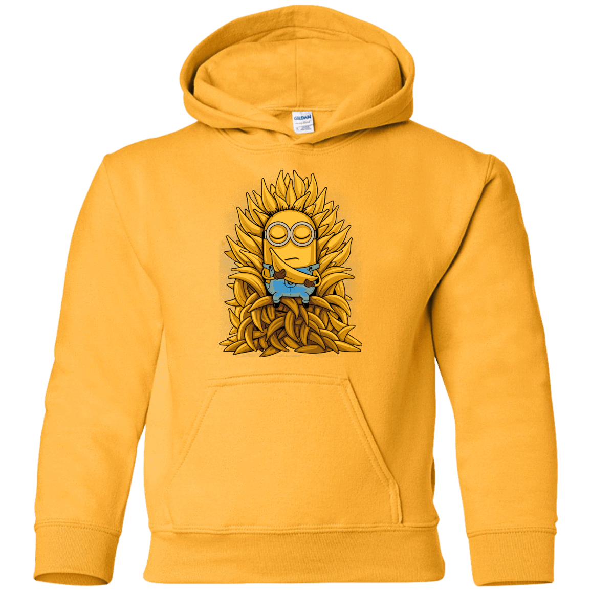 Sweatshirts Gold / YS Banana Throne Youth Hoodie