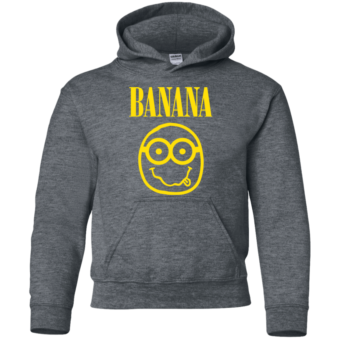 Sweatshirts Dark Heather / YS Banana Youth Hoodie