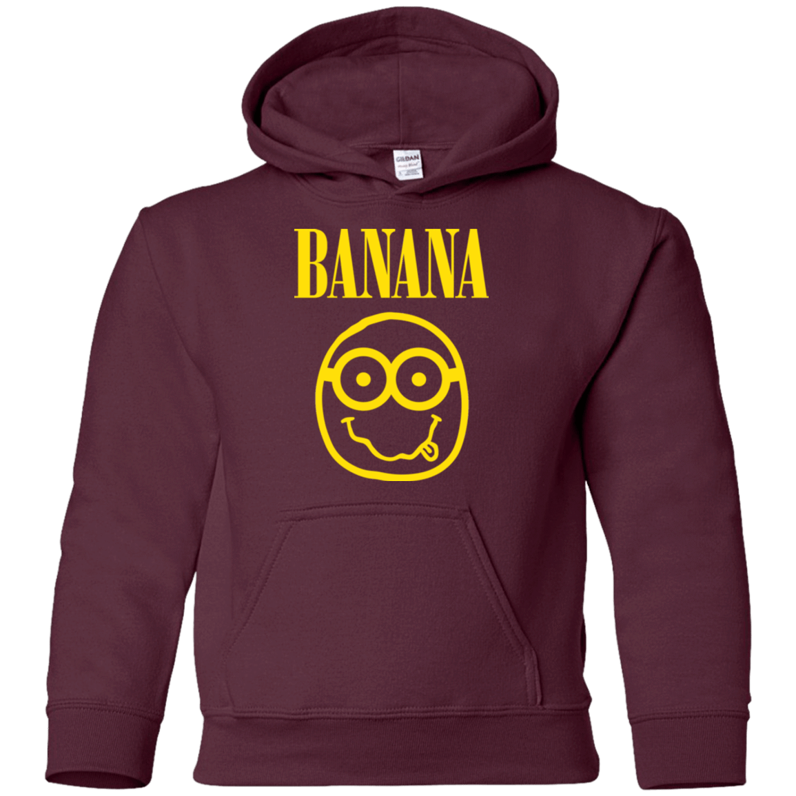 Sweatshirts Maroon / YS Banana Youth Hoodie