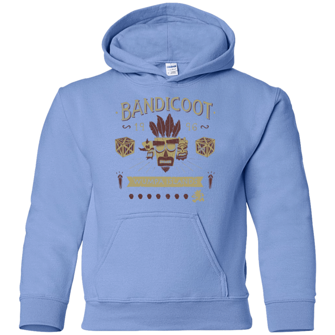 Sweatshirts Carolina Blue / YS Bandicoot Time Youth Hoodie