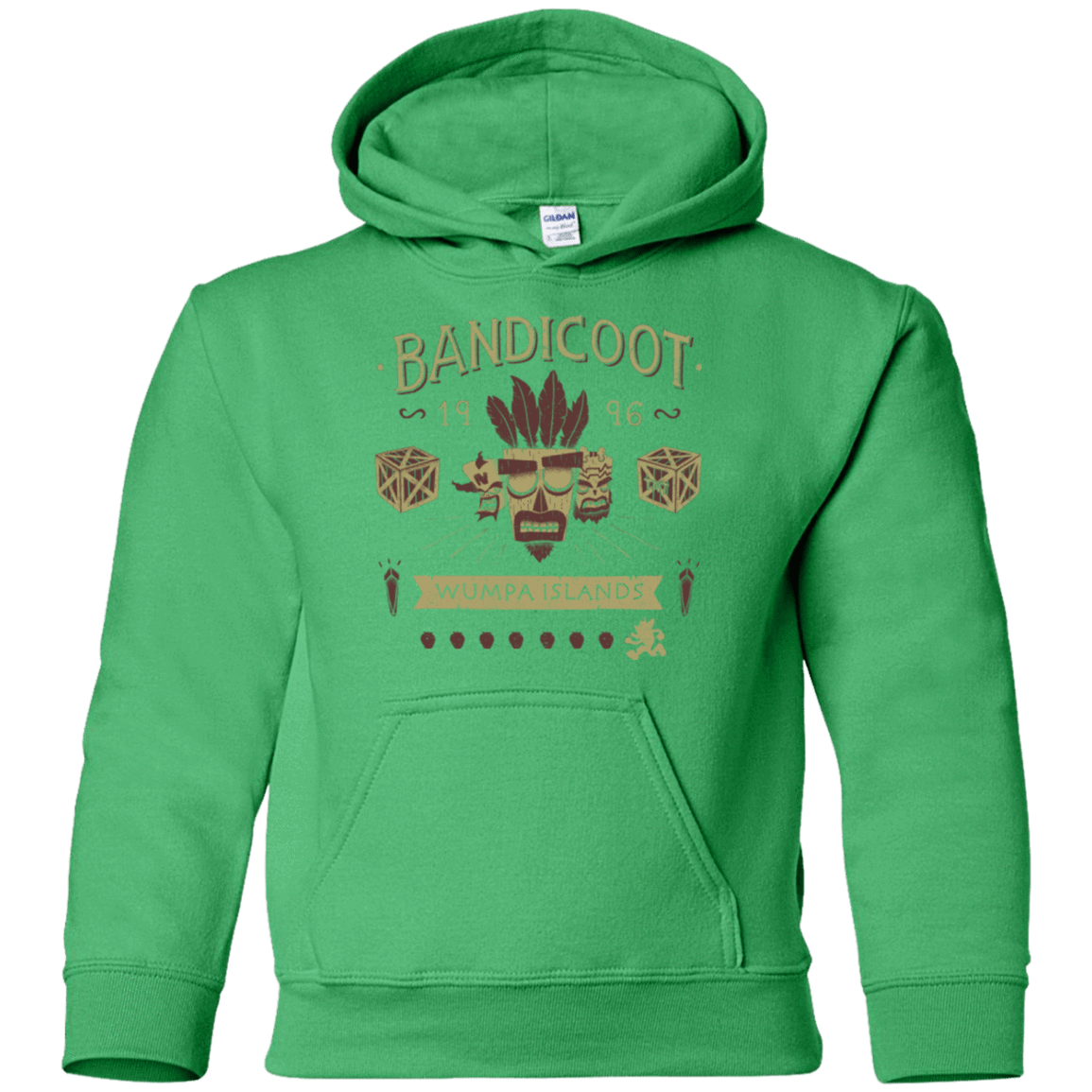 Sweatshirts Irish Green / YS Bandicoot Time Youth Hoodie