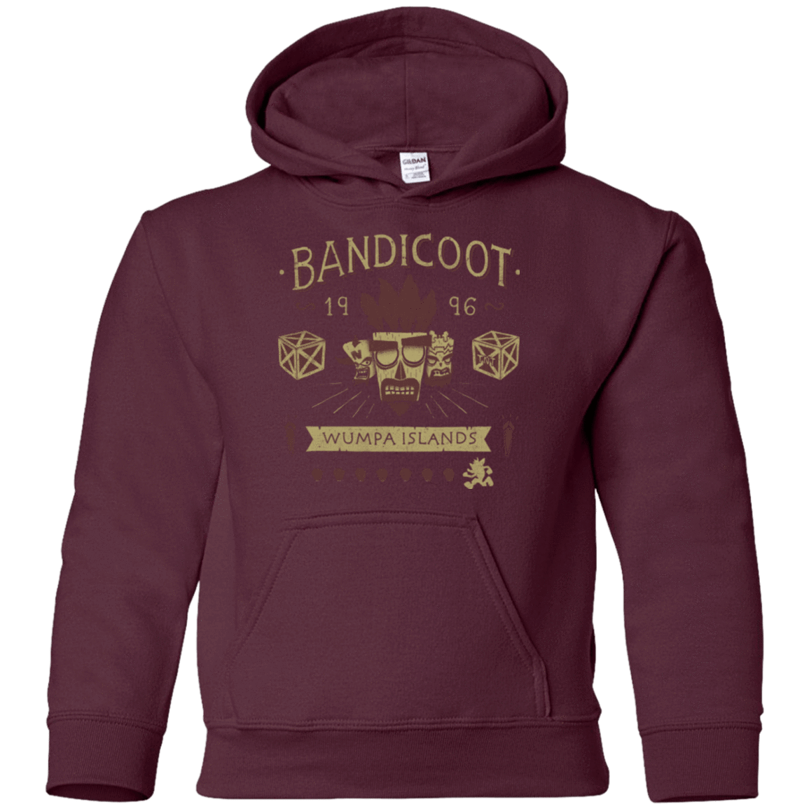 Sweatshirts Maroon / YS Bandicoot Time Youth Hoodie
