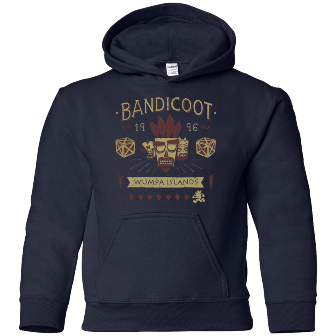 Sweatshirts Navy / YS Bandicoot Time Youth Hoodie
