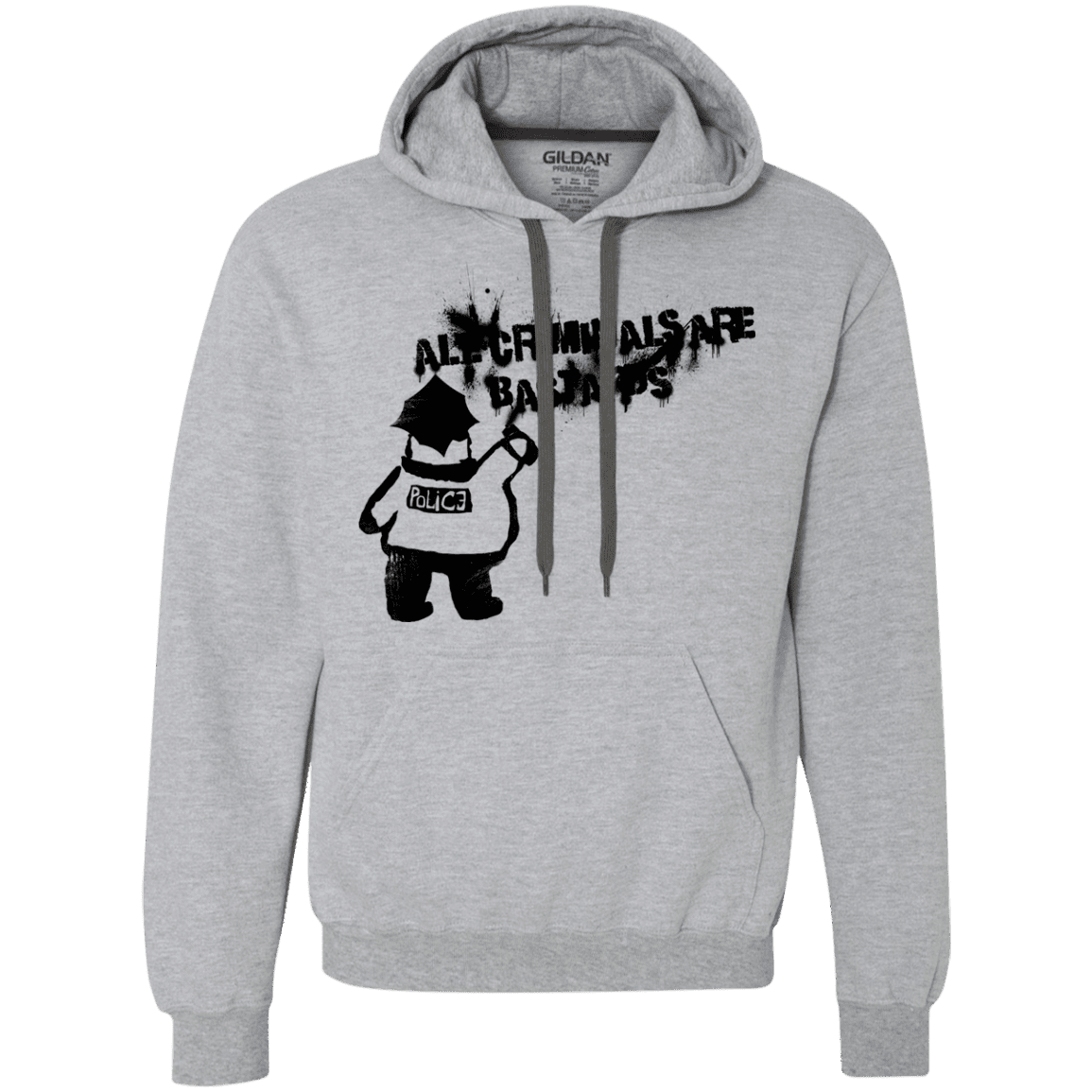 Sweatshirts Sport Grey / S Banksy Police Premium Fleece Hoodie