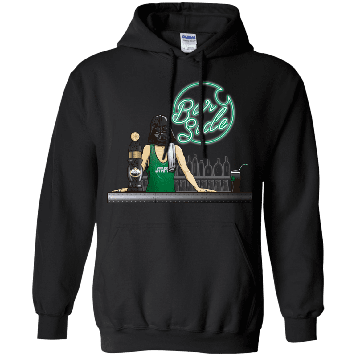 Sweatshirts Black / Small Bar side Pullover Hoodie