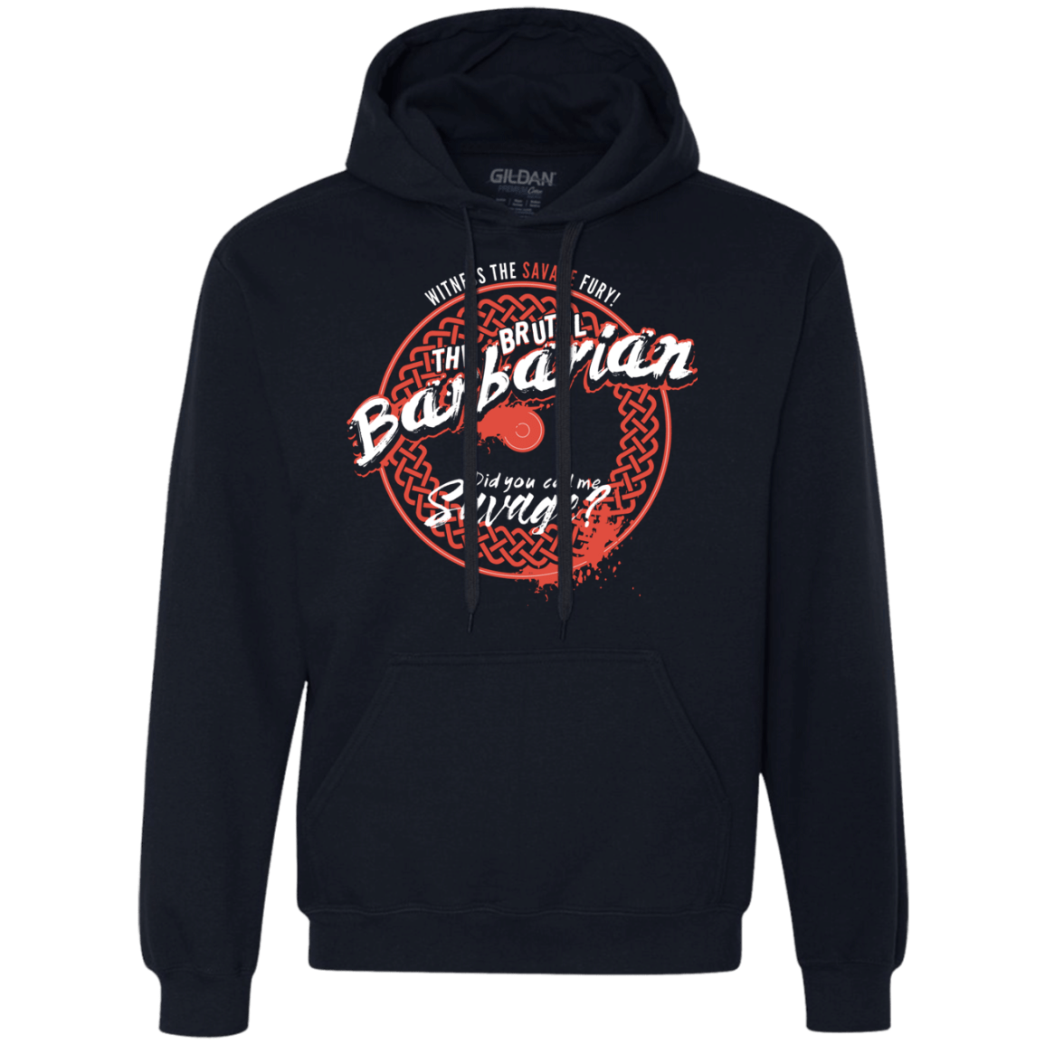 Sweatshirts Navy / S Barbarian Premium Fleece Hoodie