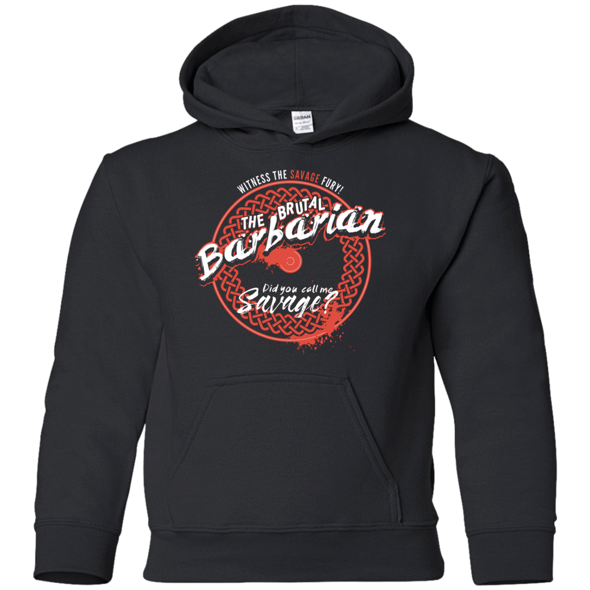Sweatshirts Black / YS Barbarian Youth Hoodie