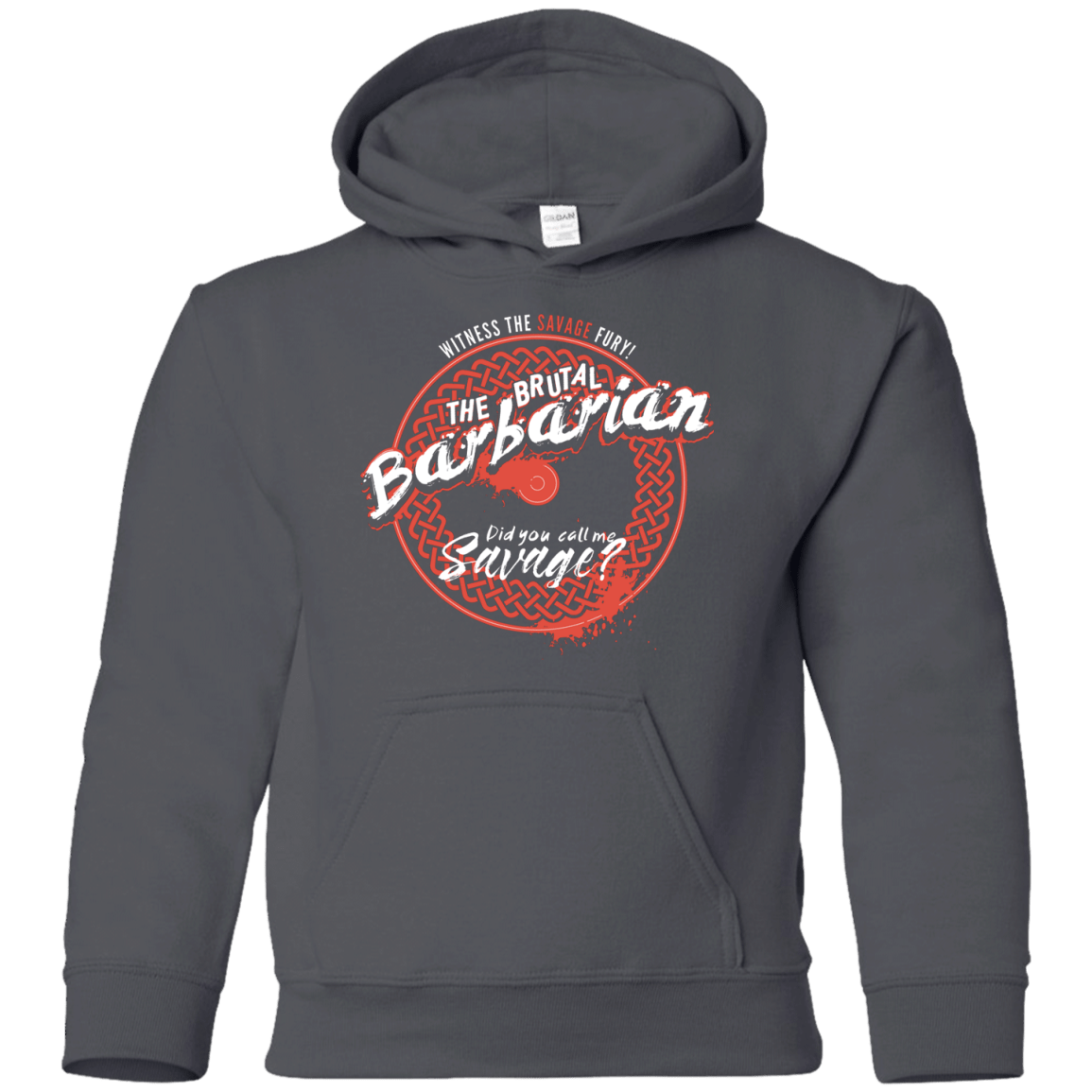 Sweatshirts Charcoal / YS Barbarian Youth Hoodie