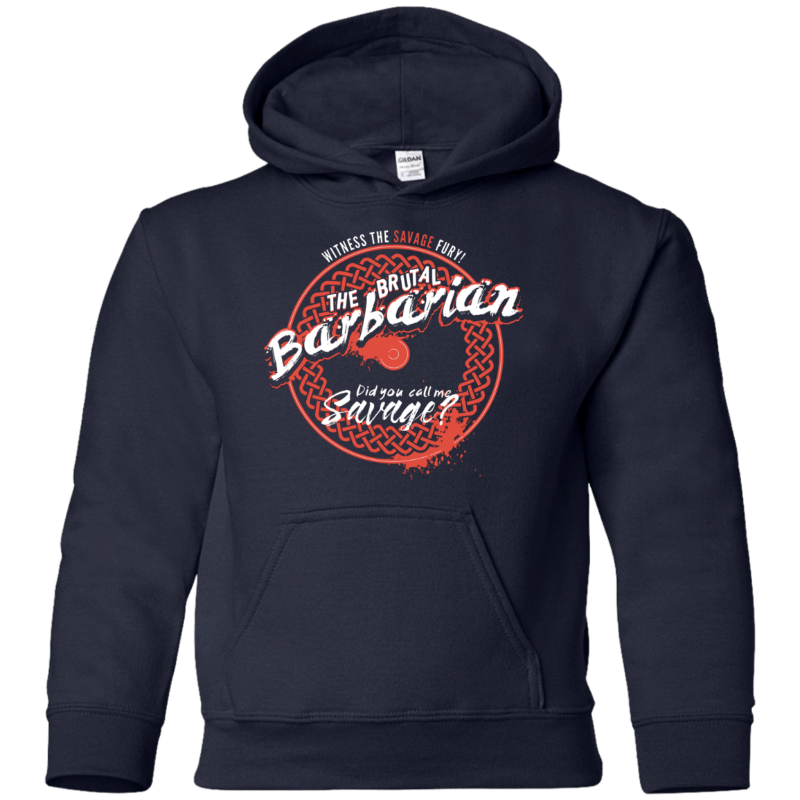 Sweatshirts Navy / YS Barbarian Youth Hoodie