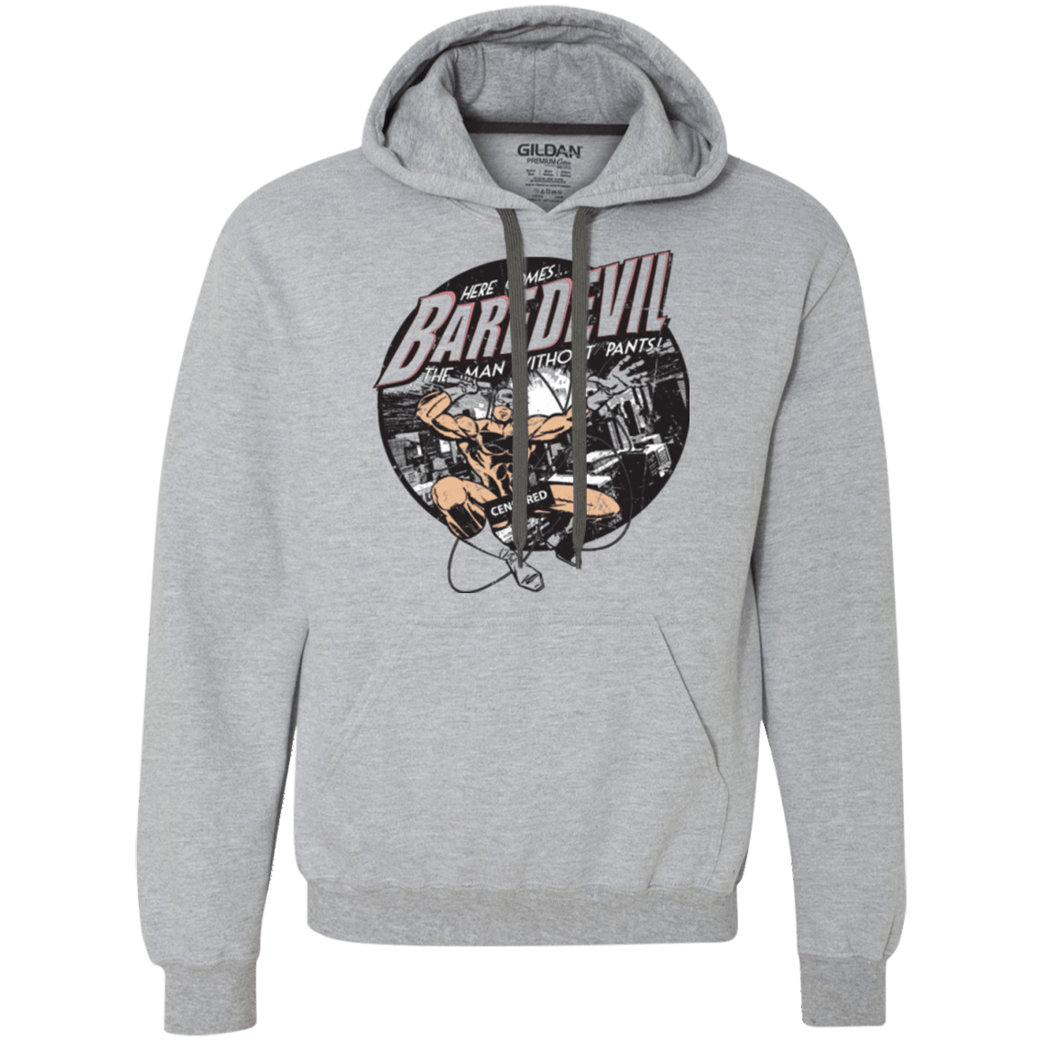 Sweatshirts Sport Grey / Small Baredevil Premium Fleece Hoodie