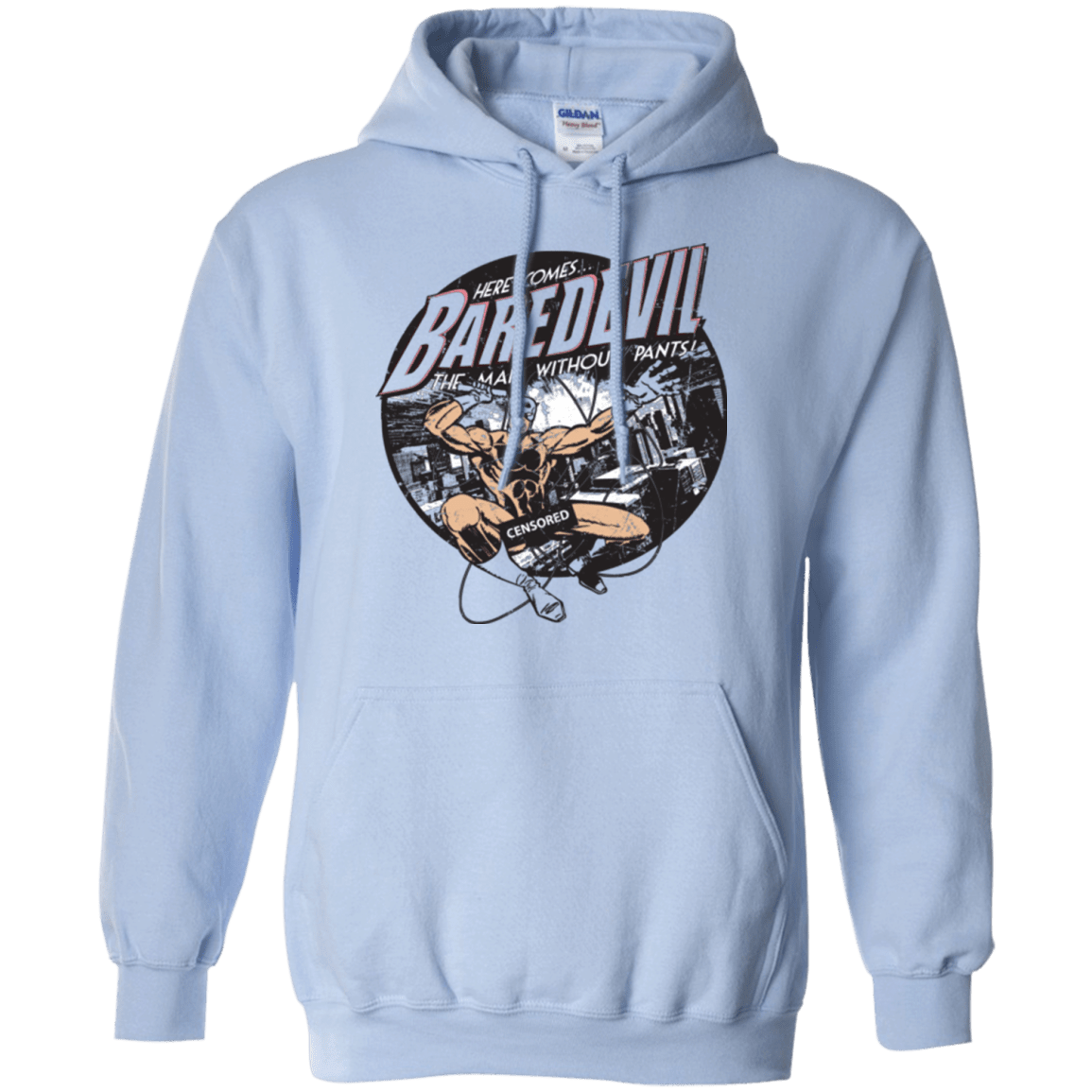 Sweatshirts Light Blue / Small Baredevil Pullover Hoodie