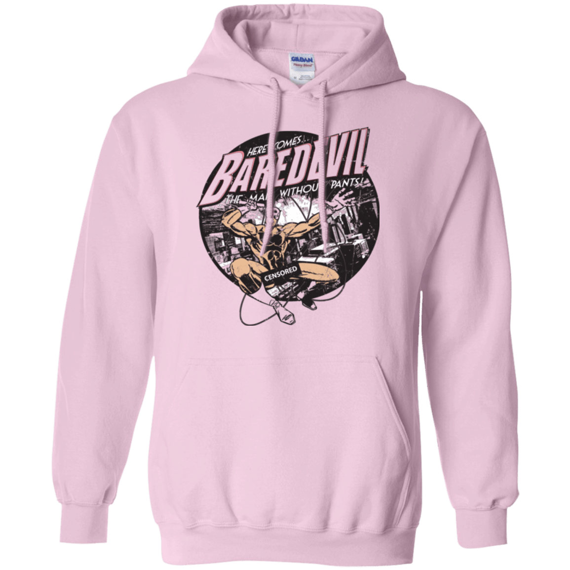 Sweatshirts Light Pink / Small Baredevil Pullover Hoodie