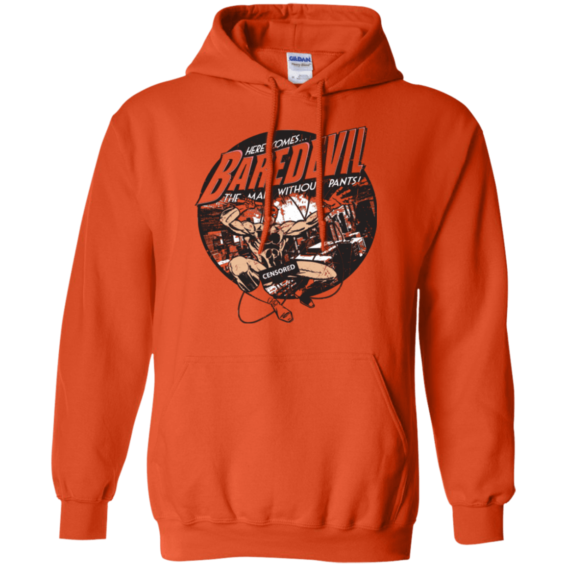 Sweatshirts Orange / Small Baredevil Pullover Hoodie
