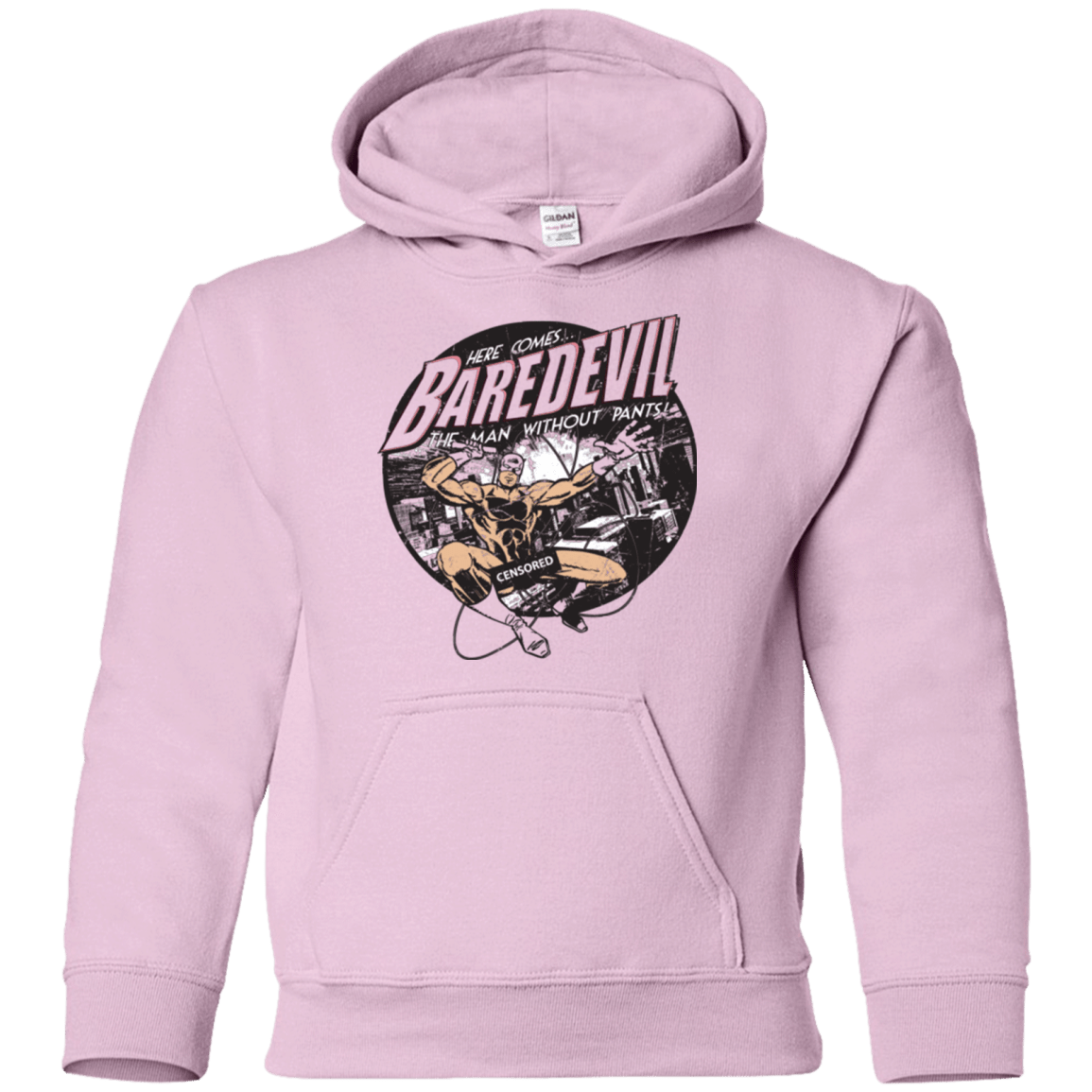 Sweatshirts Light Pink / YS Baredevil Youth Hoodie
