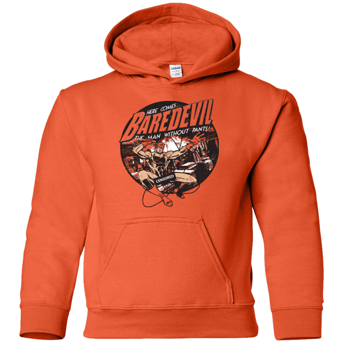 Sweatshirts Orange / YS Baredevil Youth Hoodie