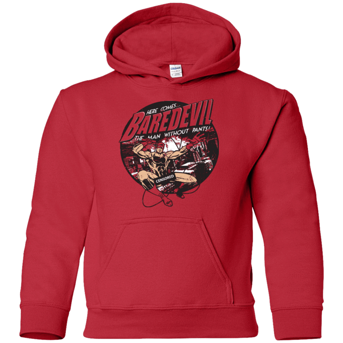 Sweatshirts Red / YS Baredevil Youth Hoodie