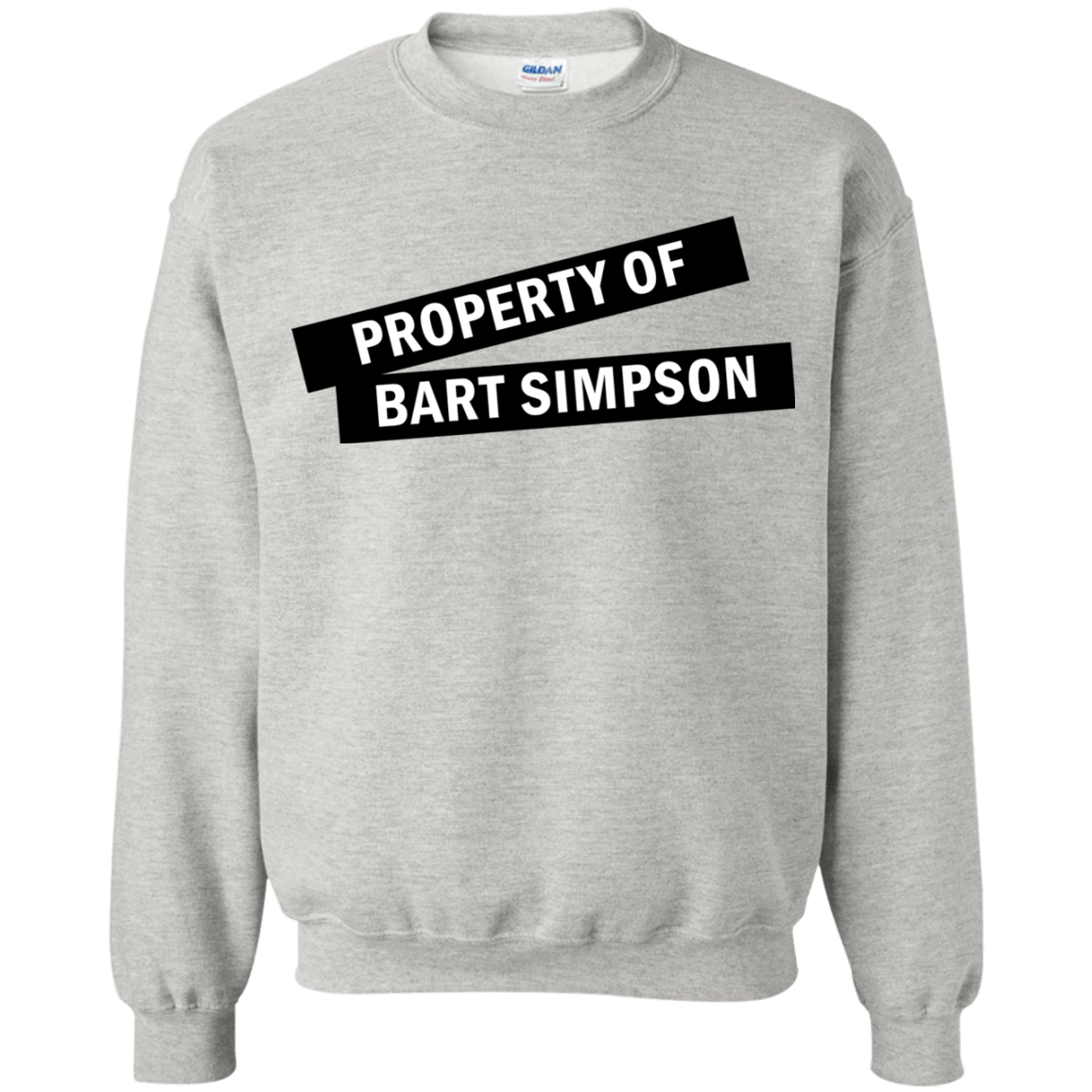 Sweatshirts Ash / Small Bart Simpson Crewneck Sweatshirt