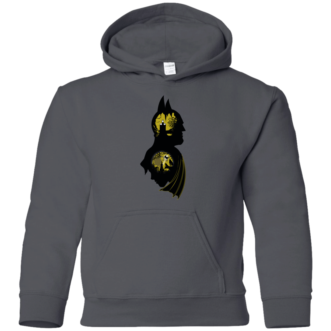 Sweatshirts Charcoal / YS Bat Detective Youth Hoodie