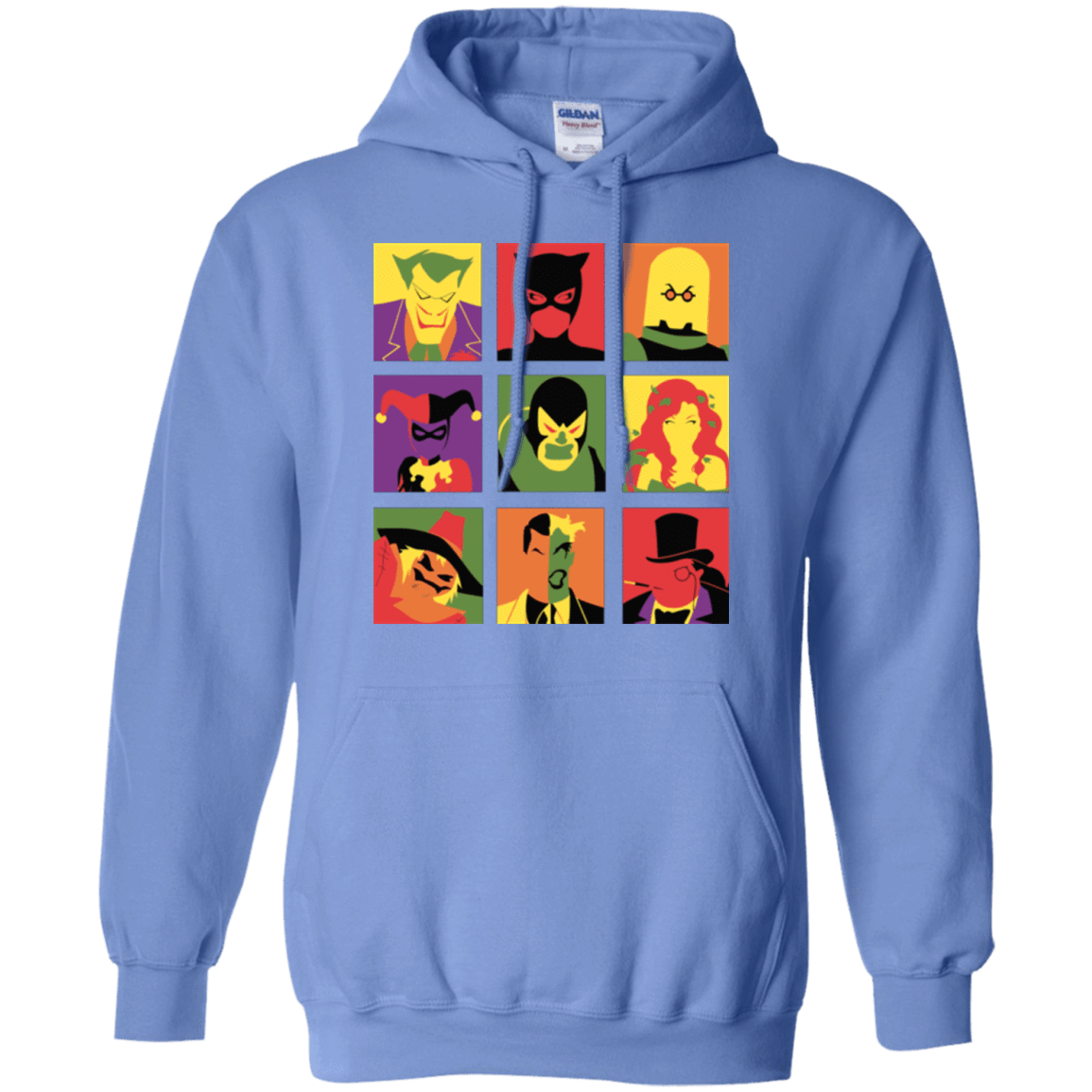 Sweatshirts Carolina Blue / Small Bat Pop Pullover Hoodie