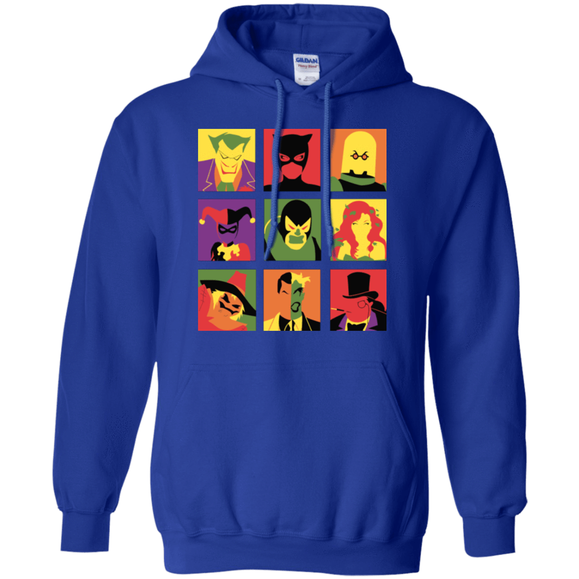 Sweatshirts Royal / Small Bat Pop Pullover Hoodie
