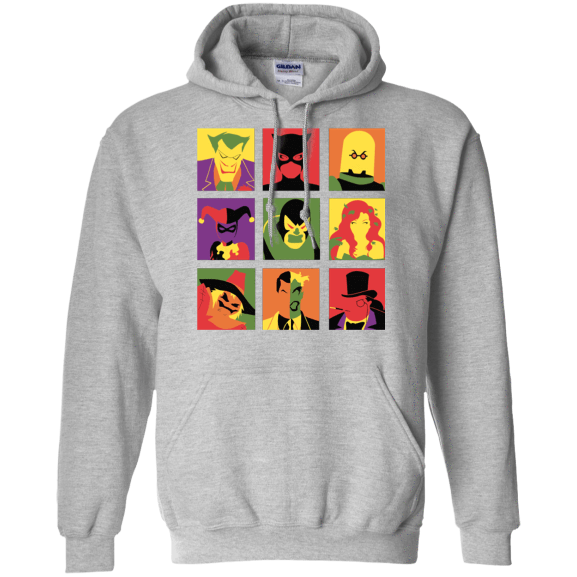 Sweatshirts Sport Grey / Small Bat Pop Pullover Hoodie