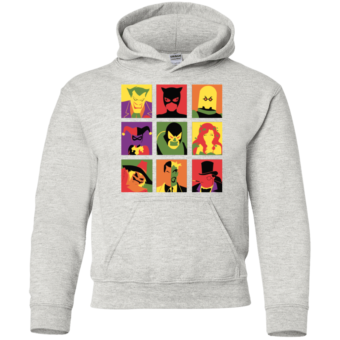 Sweatshirts Ash / YS Bat Pop Youth Hoodie