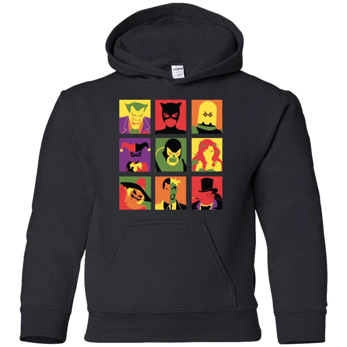 Sweatshirts Black / YS Bat Pop Youth Hoodie