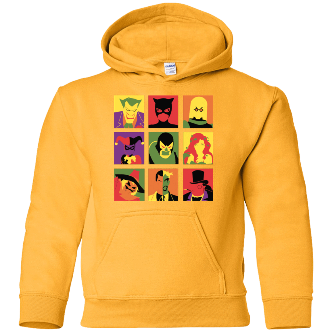 Sweatshirts Gold / YS Bat Pop Youth Hoodie