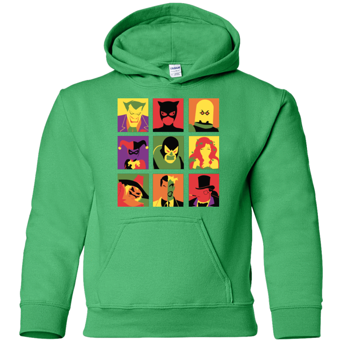 Sweatshirts Irish Green / YS Bat Pop Youth Hoodie