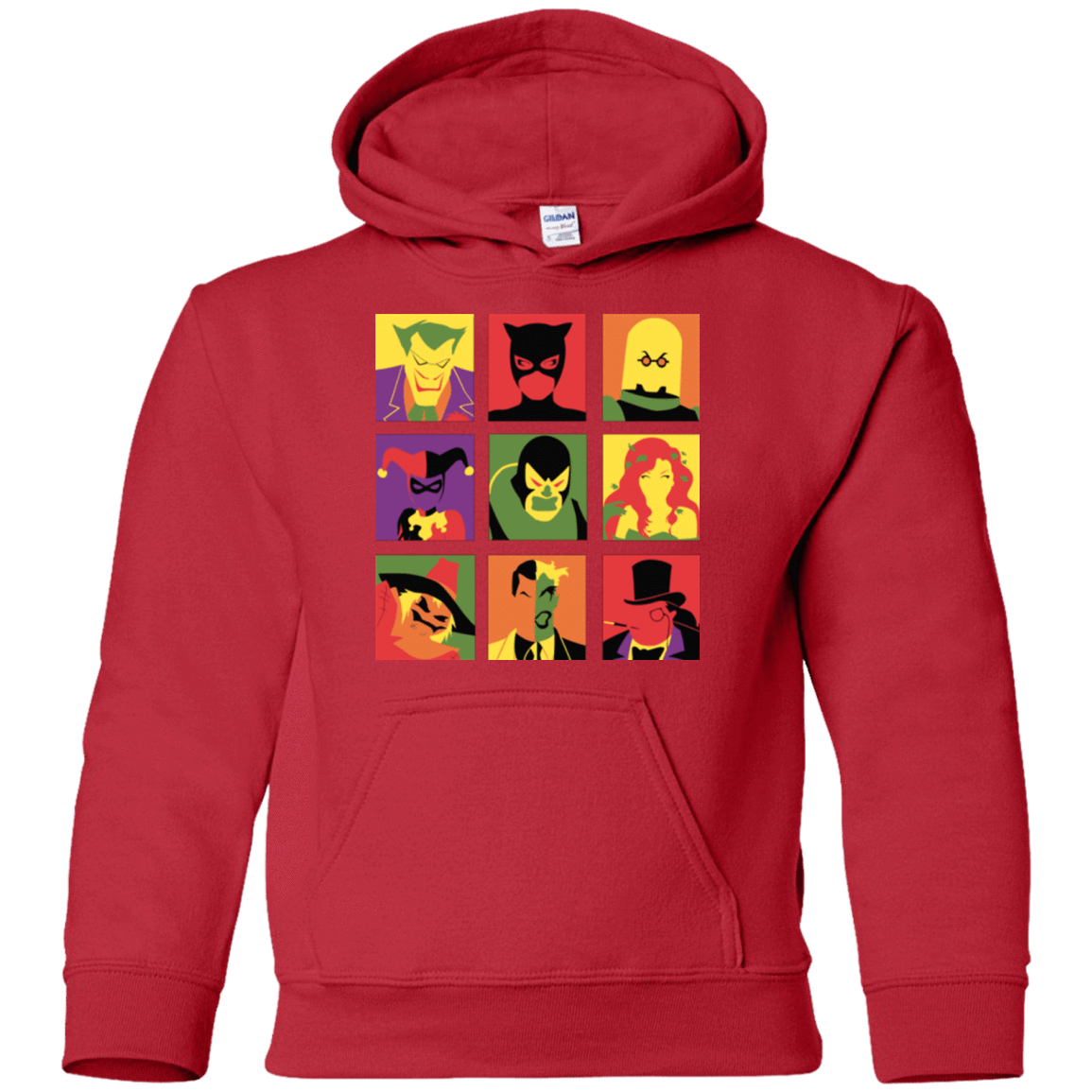 Sweatshirts Red / YS Bat Pop Youth Hoodie