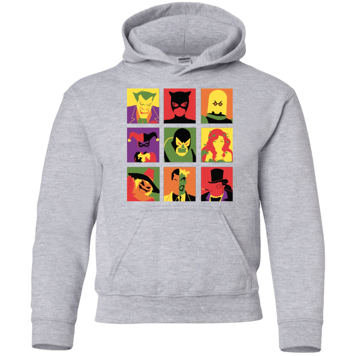 Sweatshirts Sport Grey / YS Bat Pop Youth Hoodie