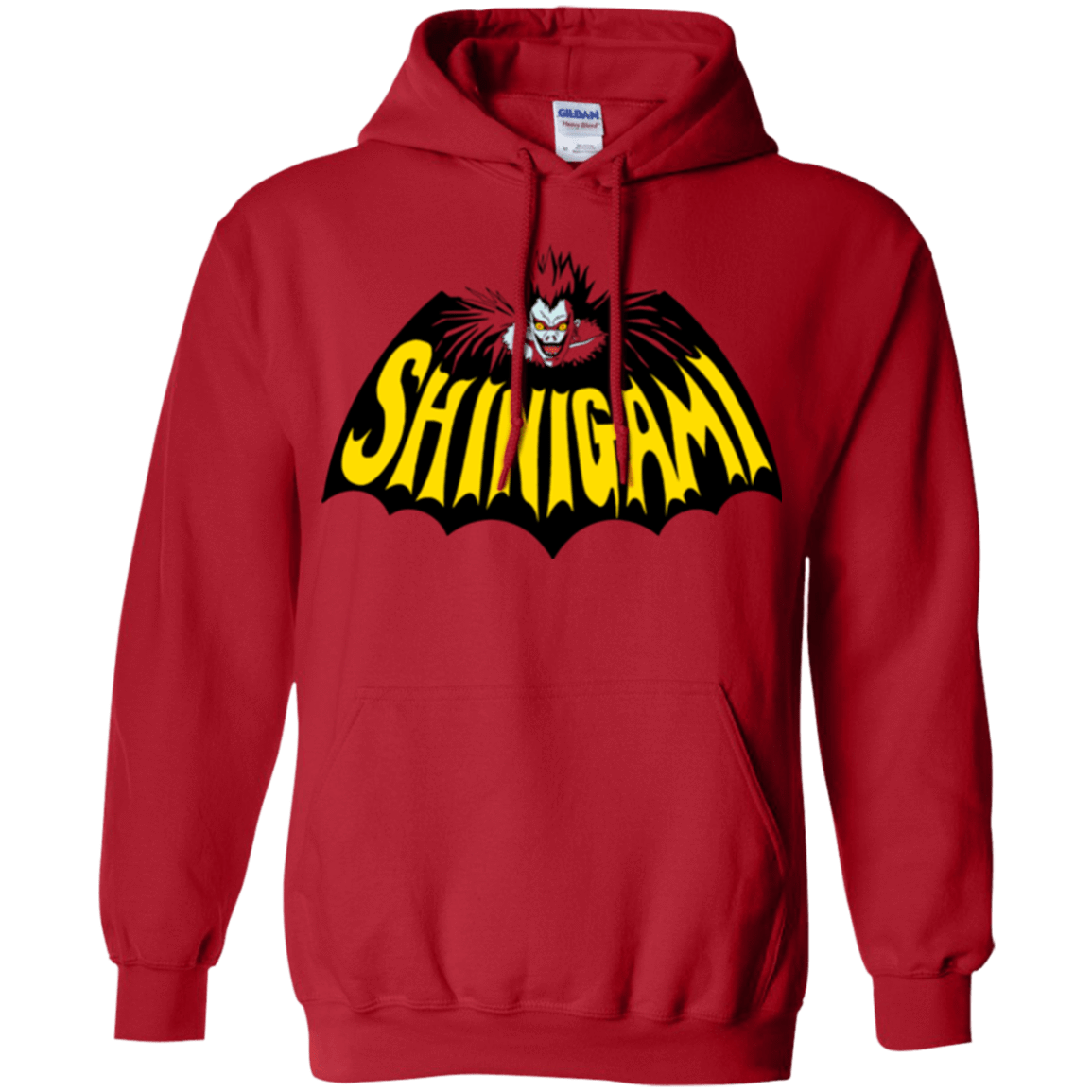 Sweatshirts Red / Small Bat Shinigami Pullover Hoodie