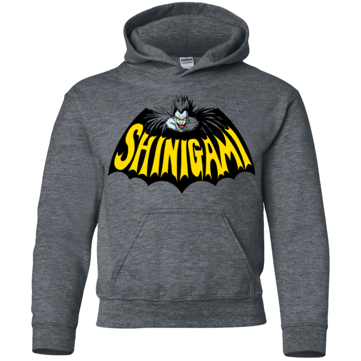 Sweatshirts Dark Heather / YS Bat Shinigami Youth Hoodie