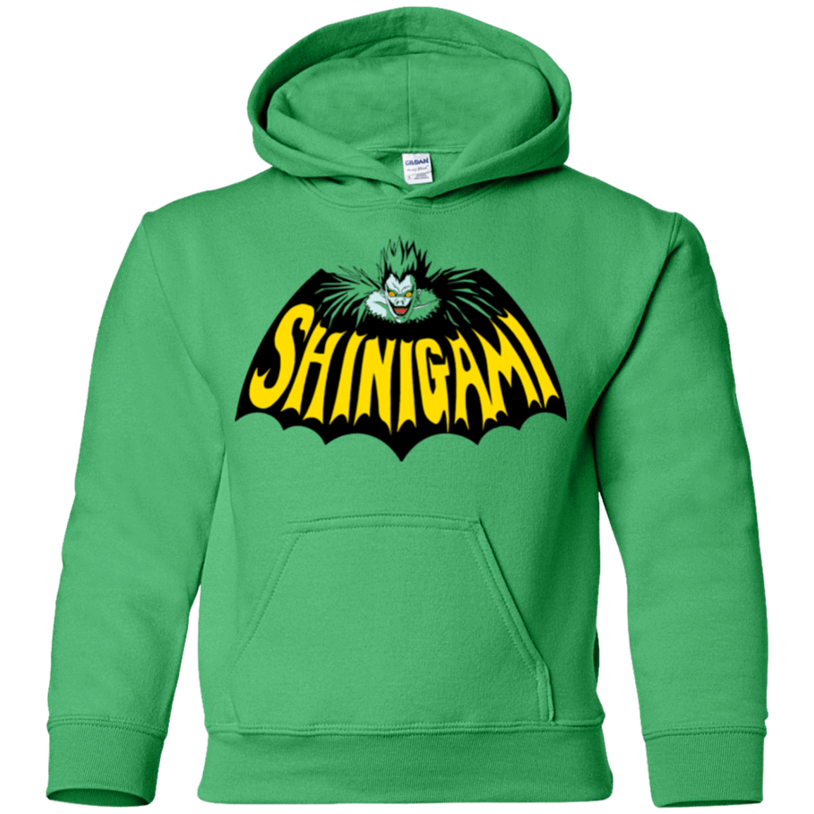 Sweatshirts Irish Green / YS Bat Shinigami Youth Hoodie