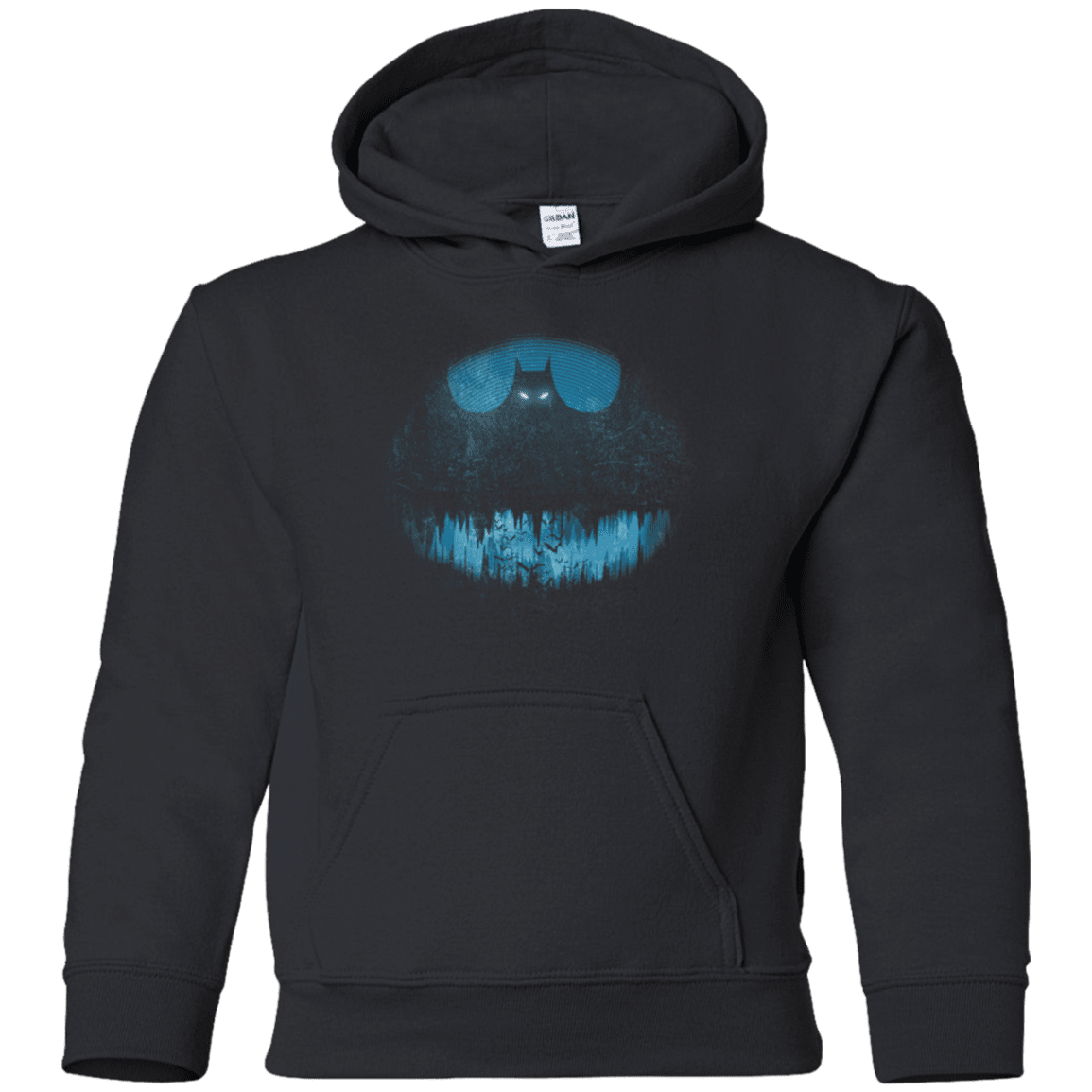 Sweatshirts Black / YS Batcave Youth Hoodie