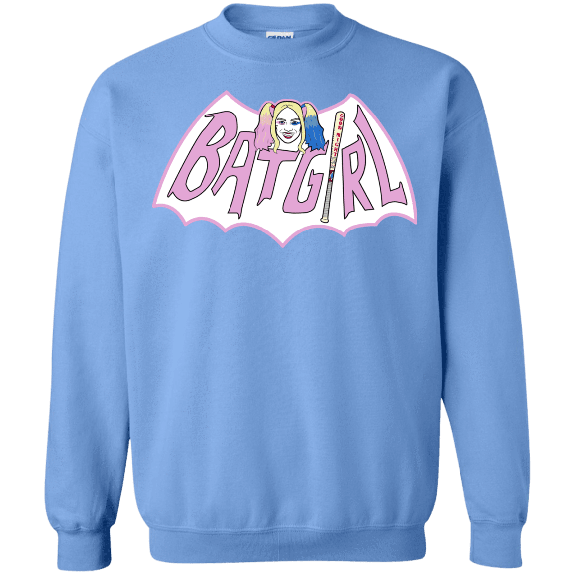 Sweatshirts Carolina Blue / Small Batgirl Crewneck Sweatshirt