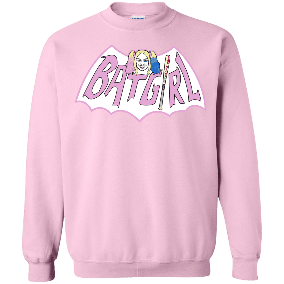 Sweatshirts Light Pink / Small Batgirl Crewneck Sweatshirt