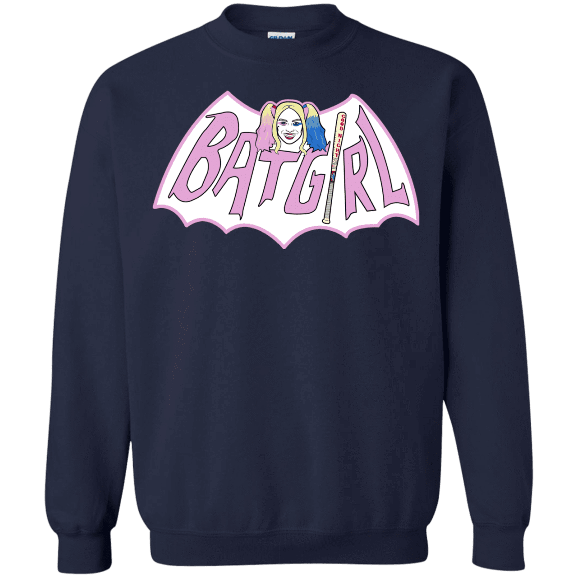 Sweatshirts Navy / Small Batgirl Crewneck Sweatshirt