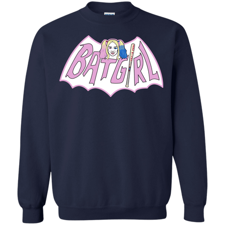 Sweatshirts Navy / Small Batgirl Crewneck Sweatshirt