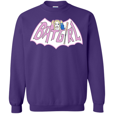 Sweatshirts Purple / Small Batgirl Crewneck Sweatshirt