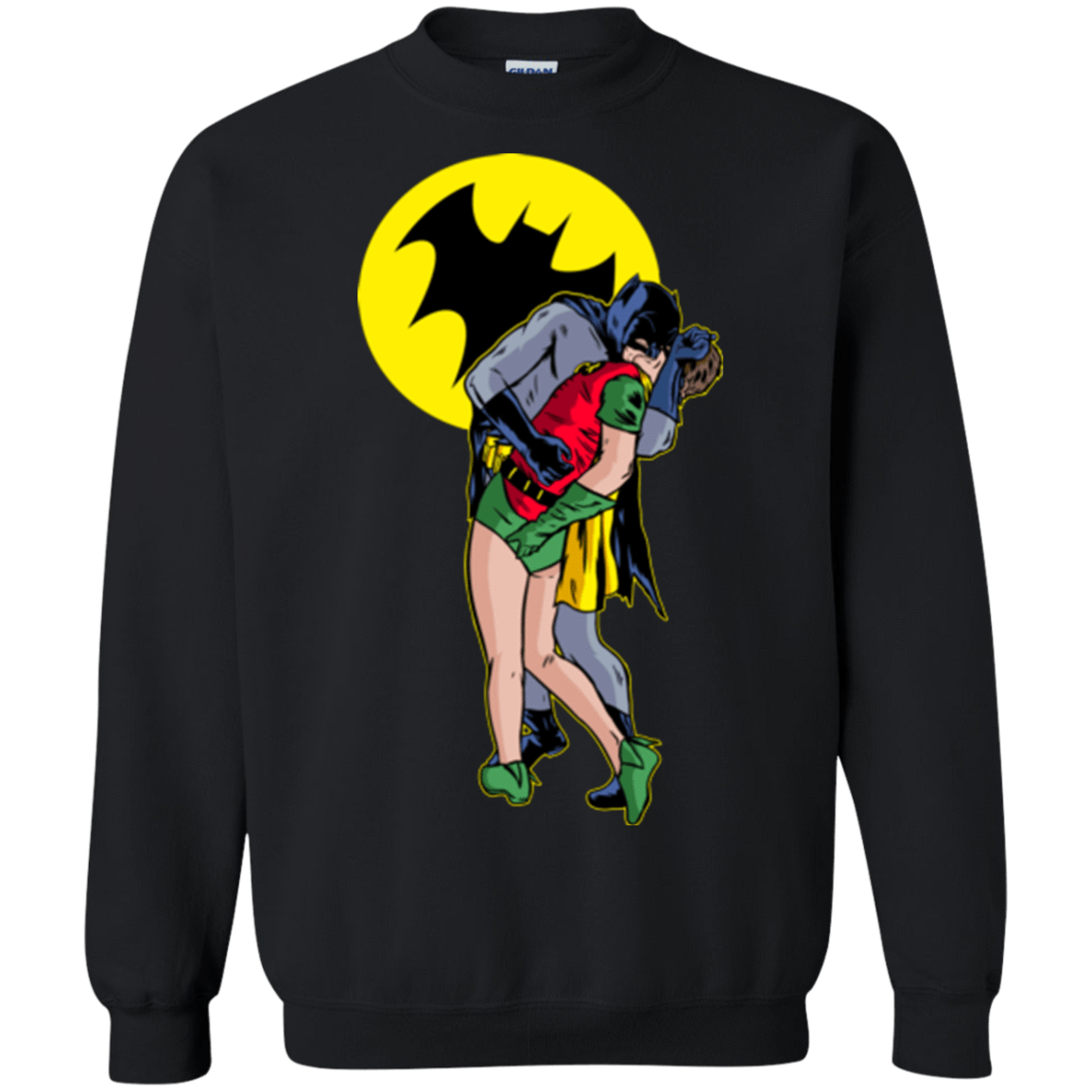 Sweatshirts Black / Small Batkiss Signal Crewneck Sweatshirt