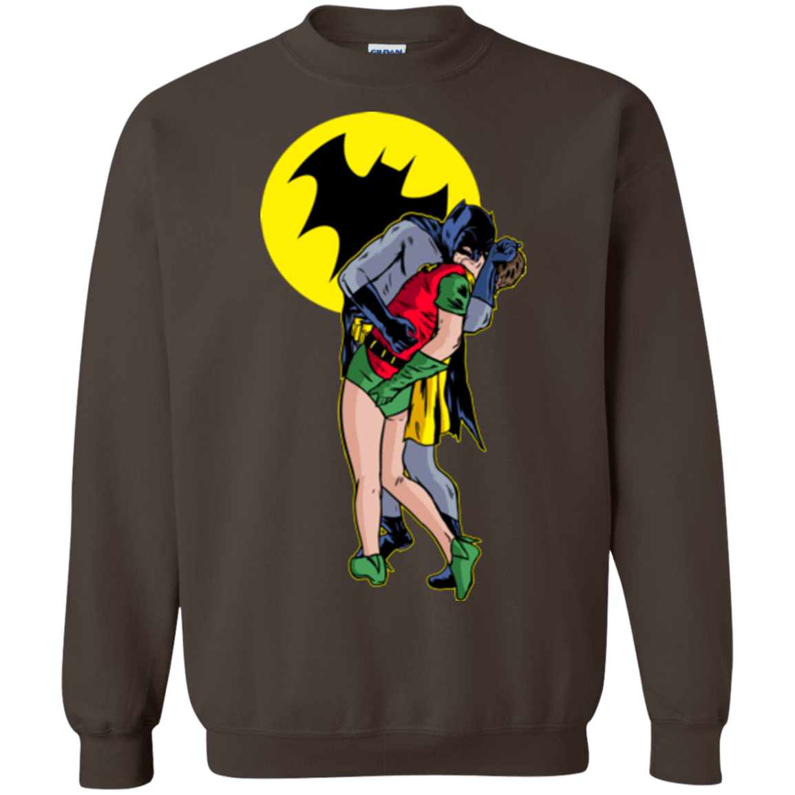 Sweatshirts Dark Chocolate / Small Batkiss Signal Crewneck Sweatshirt