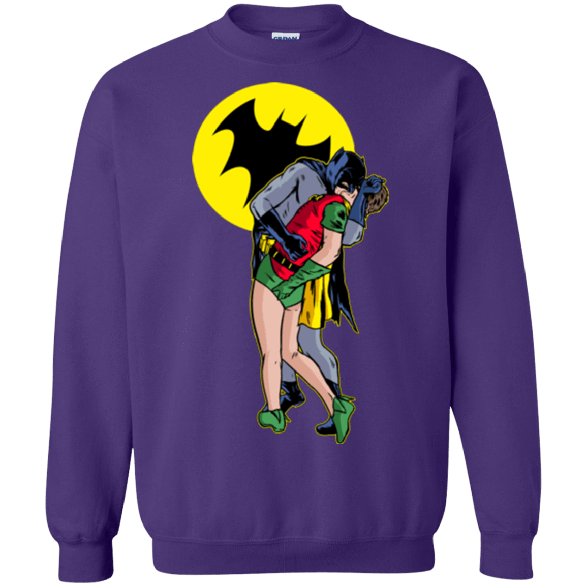 Sweatshirts Purple / Small Batkiss Signal Crewneck Sweatshirt
