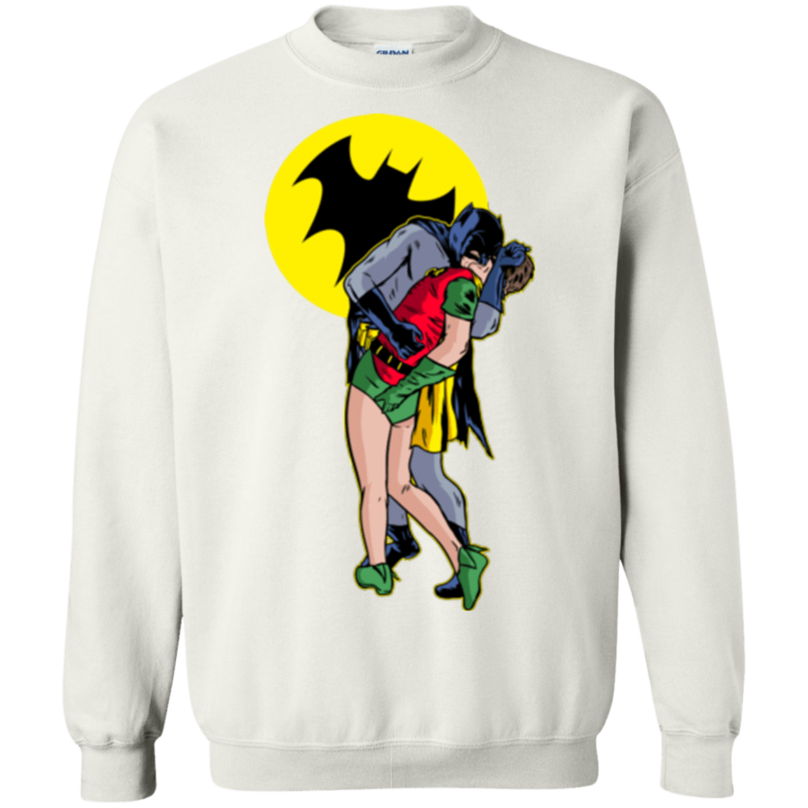Sweatshirts White / Small Batkiss Signal Crewneck Sweatshirt