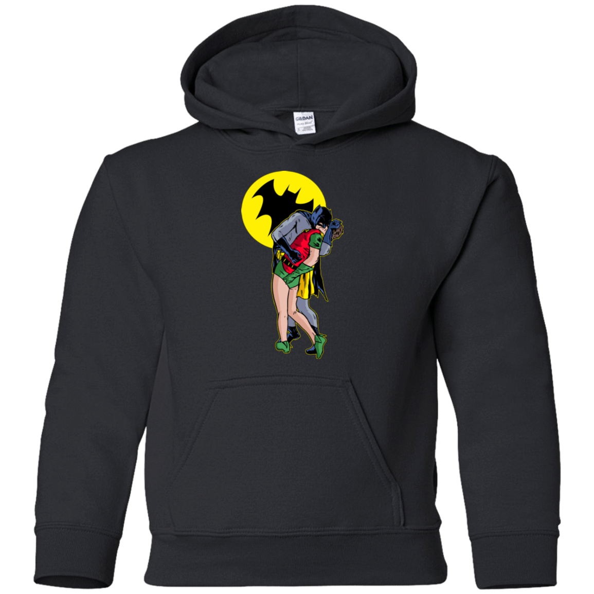 Sweatshirts Black / YS Batkiss Signal Youth Hoodie