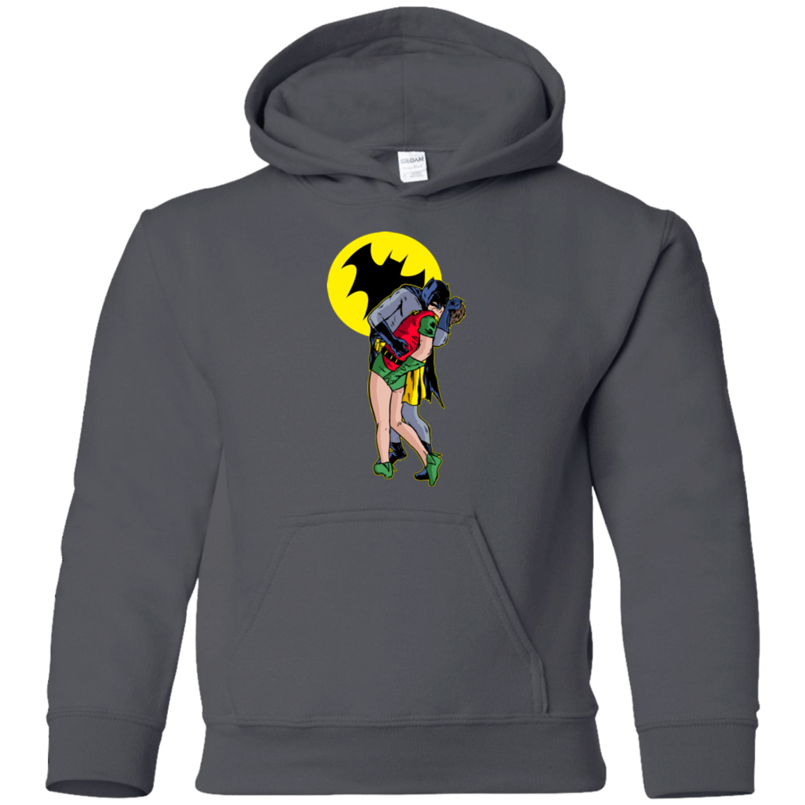 Sweatshirts Charcoal / YS Batkiss Signal Youth Hoodie