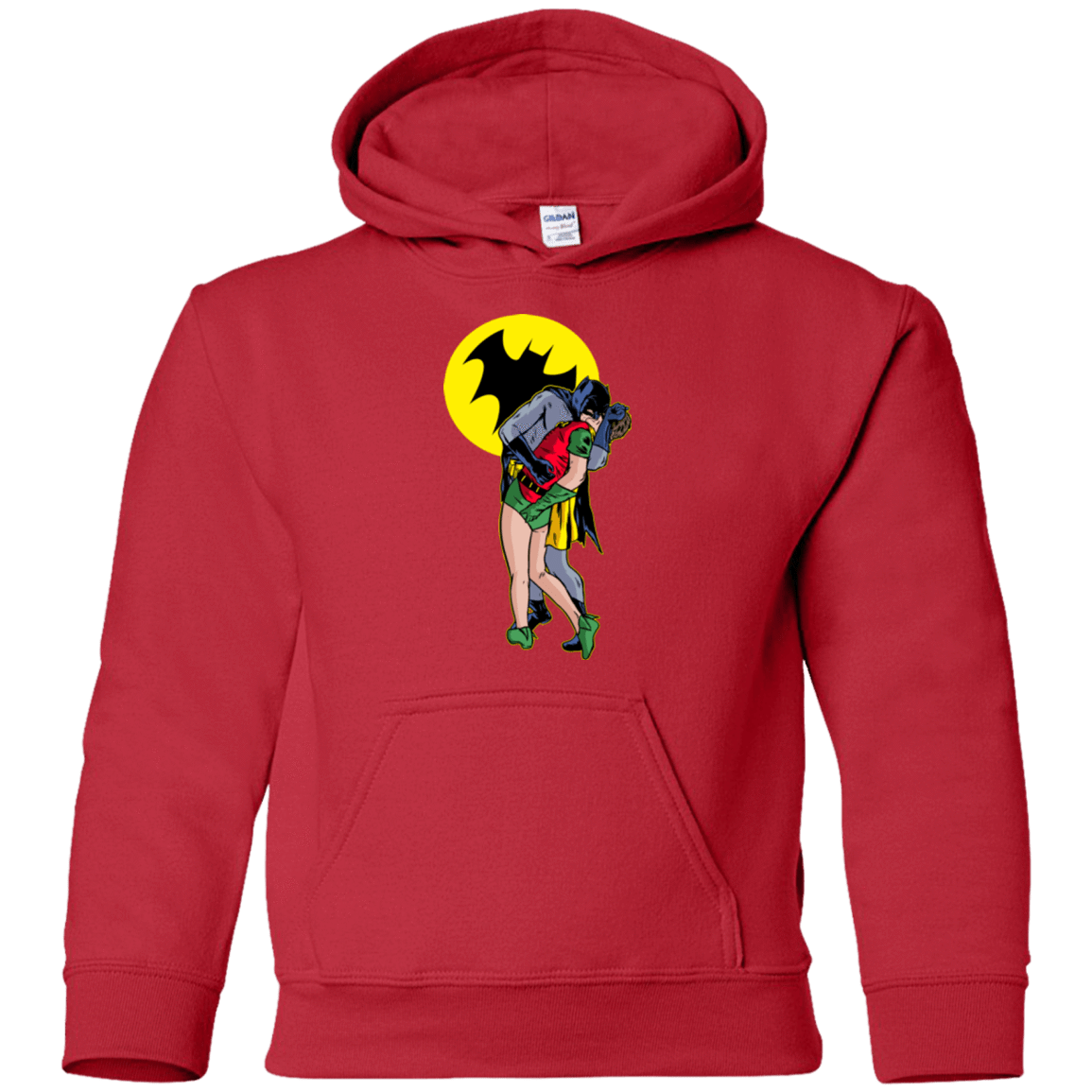 Sweatshirts Red / YS Batkiss Signal Youth Hoodie