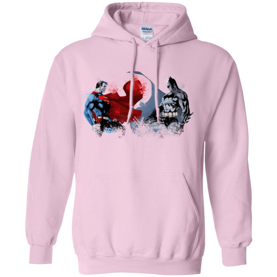 Sweatshirts Light Pink / Small Batman vs Superman Pullover Hoodie